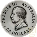 2 Kilogramm Silbermünze Australien Butterfly 2025 - Antik Finish - High Relief