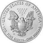 1 Unze Silbermünze American Eagle