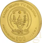 1/12 Unze Goldmünze Ruanda Hyäne 2026
