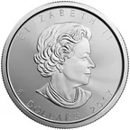 1 Unze Silbermünze Maple Leaf