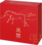 1 Unze Silbermünze Australien RAM Lunar Pferd 2026 Domed - Proof