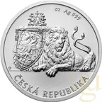 10 Unzen Silbermünze Niue Tschechischer Löwe 2017