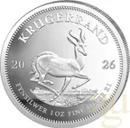 1 Unze Silbermünze Krügerrand 2026 - polierte Platte