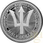 1 Unze Silbermünze Barbados Trident 2025