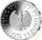 11 Euro Silber Gedenkmünzen 2024 mit 7 Gramm Feinsilber