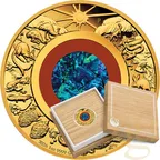 1 Unze Goldmünze Wonders of Australia Opal  - The Outback 2026 - polierte Platte