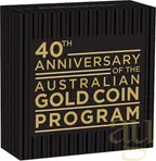 1 Unze Silbermünze Australien Nugget 40 Jahre 2026 - teilvergoldet