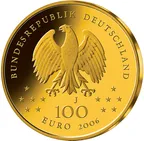 1/2 Unze Goldmünze - 100 Euro Weimar 2006 (A)
