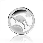 1 Unze Silbermünze Australien Känguru 2006 (RAM)