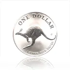 1 Unze Silbermünze Australien Känguru 1998 (RAM)