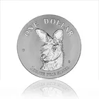 1 Unze Silbermünze Australien Känguru 1995 (RAM)
