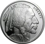 5 Unzen Silber American Buffalo Round