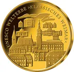 1/2 Unze Goldmünze - 100 Euro Weimar 2006 (A)