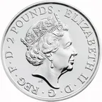 1 Unze Silbermünze Lunar Serie UK Affe 2016