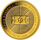 1/2 Unze Goldmünze - 100 Euro 2005 Fußball WM 2006 (F)