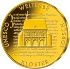 1/2 Unze Goldmünze -  100 Euro Kloster Lorsch 2014 (F)