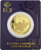 1 Unze Goldmünze EC8 Grenada - Octopus 2020