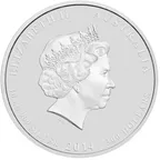 10 Kilogramm Silbermünze Australien Lunar II Pferd 2014