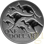 1 Unze Silbermünze Australien Känguru 2020 (RAM)