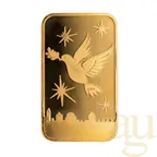 1/2 Unze Goldbarren The Holy Land Mint - Dove of Peace
