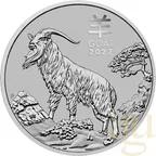 1 Unze Platinmünze Australien Lunar III Ziege 2027