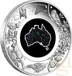 1 Unze Silbermünze Australien Opal Great Southern Land Nocturnal - Matrix 2026 - polierte Platte