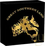 1 Unze Goldmünze Australien Great Southern Land Chrysoprase 2026 - polierte Platte