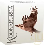 2 Unzen Silbermünze Australien Kookaburra 2026 teilvergoldet - polierte Platte - High Relief