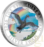 1 Unze Silbermünze Australien Schwan 2026 ANDA Special - coloriert