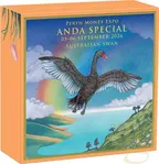 1 Unze Silbermünze Australien Schwan 2026 ANDA Special - coloriert