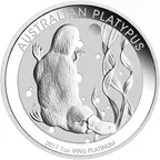 1 Unze Platinmünze Australien Platypus