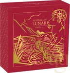 1/10 Unze Goldmünze Australien Lunar III Ziege 2027 - polierte Platte