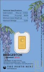 1 Gramm Goldbarren Perth Mint - Bridgerton