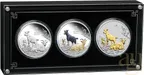 Silbermünze Australien Lunar III Ziege 2027 - Trio Set