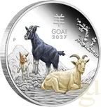 Silbermünze Australien Lunar III Ziege 2027 - Trio Set