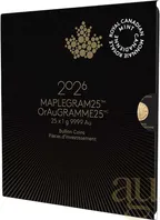 25x 1g Goldmünze Maple Leaf - Maplegram 2026