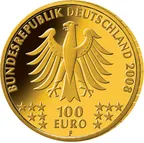 1/2 Unze Goldmünze - 100 Euro Goslar 2008 (D)