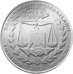 1 Unze Silbermünze Somaliland Pferd 2014