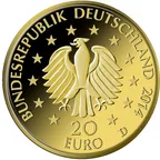 20 Euro Goldmünze Deutscher Wald - Kastanie 2014 (A)