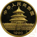 1/20 Unze Goldmünze China Panda 1990