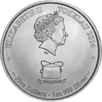1 Unze Silbermünze Tokelau Lunar Pferd 2014