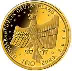 1/2 Unze Goldmünze - 100 Euro Bamberg 2004 (G)