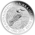 1 Unze Silbermünze Australien Kookaburra 2015