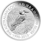 10 Unzen Silbermünze Australien Kookaburra 2015