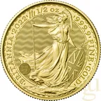 1/2 Unze Goldmünze Britannia 2022