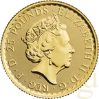 1/4 Unze Goldmünze Britannia 2023 - Queen Elisabeth