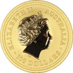 1/4 Unze Goldmünze Australien Lunar I Hase 1999