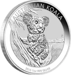 1 Unze Silbermünze Australien Koala 2015
