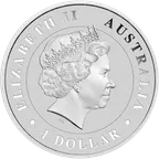 1 Unze Silbermünze Australien Trichternetzspinne 2015