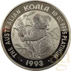 10 Unzen Platinmünze Australien Koala